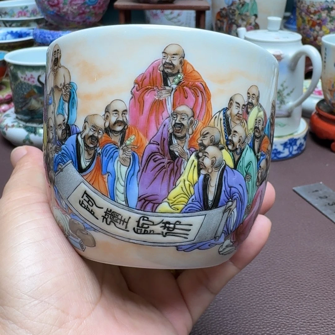 景德镇手工手绘展示