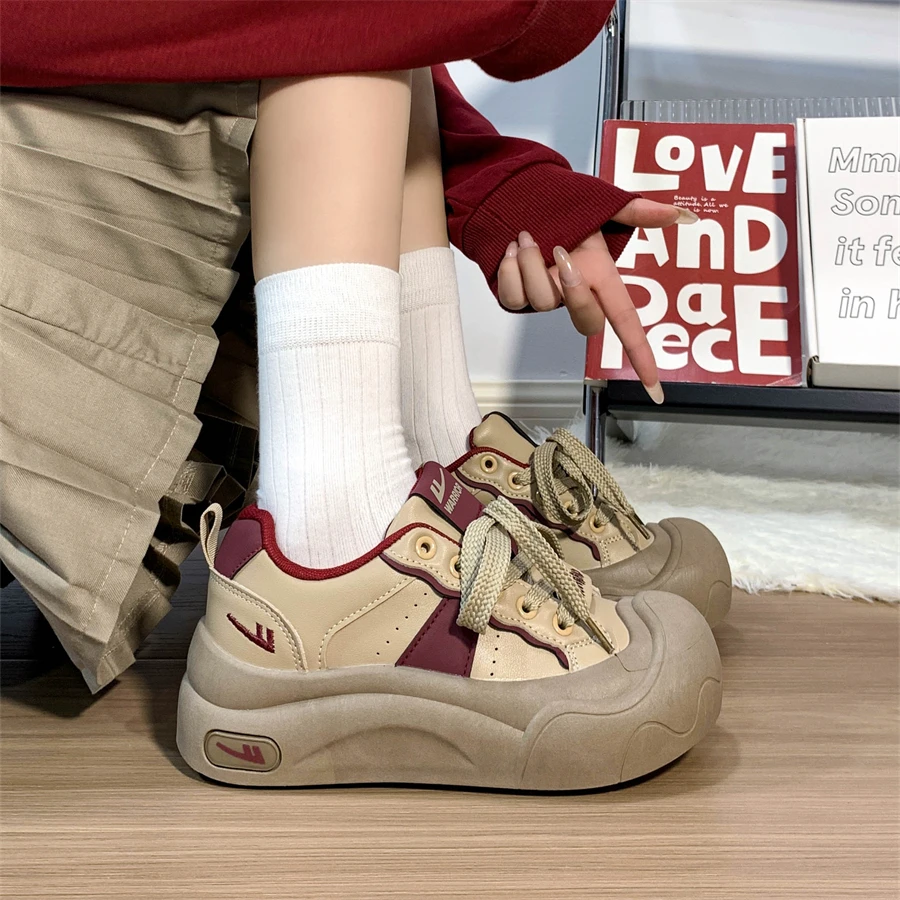 回力小白鞋女2026新款爆款时尚百搭休闲女鞋加绒百搭ins潮流厚底