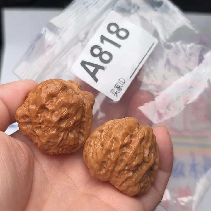 把件桃核核桃蛤蟆头36