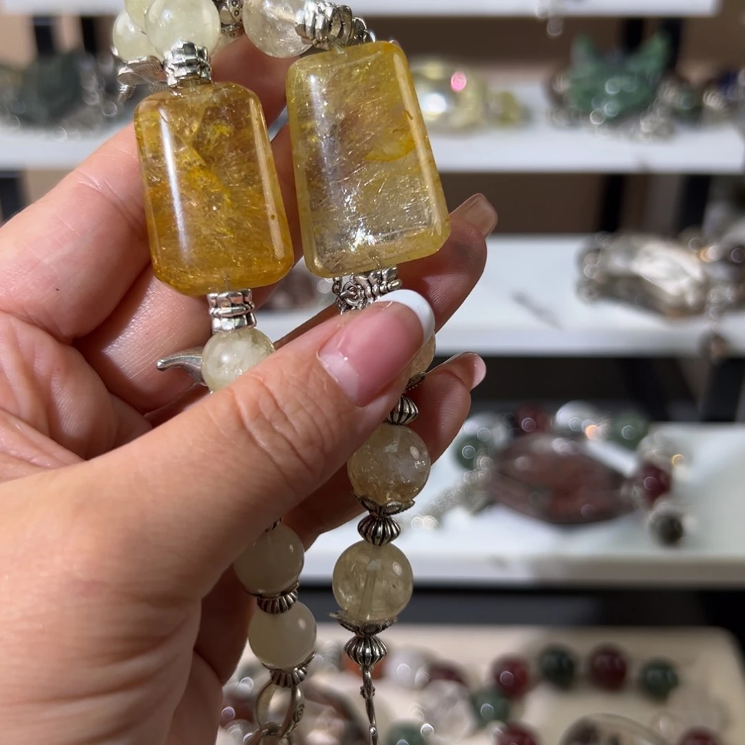 合金手链水晶清****满手串