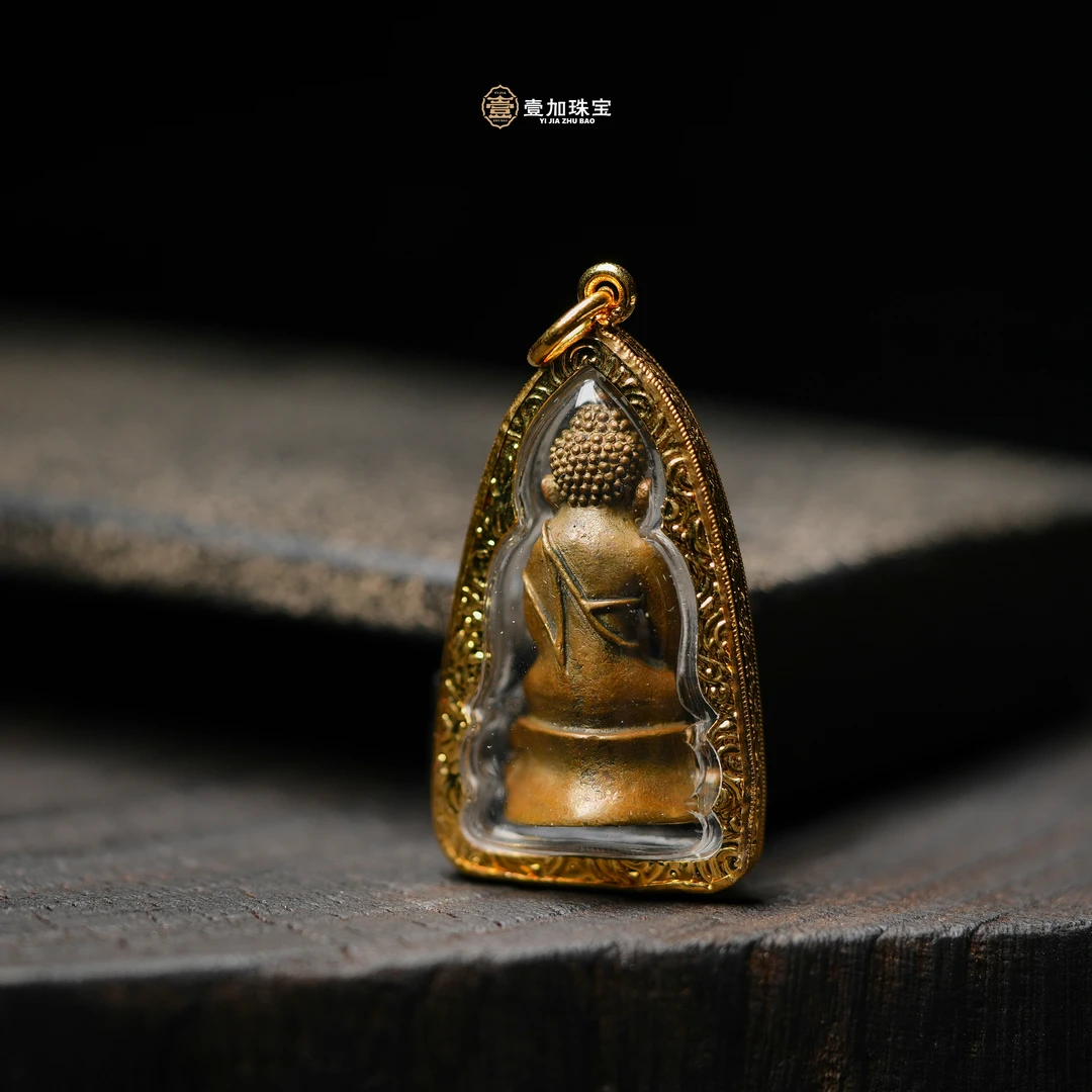 合金吊坠 壹加师姐|手工设计黄铜药师F吊坠多样性发一6439E