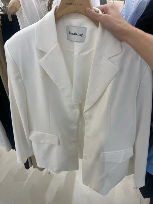 p614-1 no退no换 秋季气质简约绵西服外套专柜