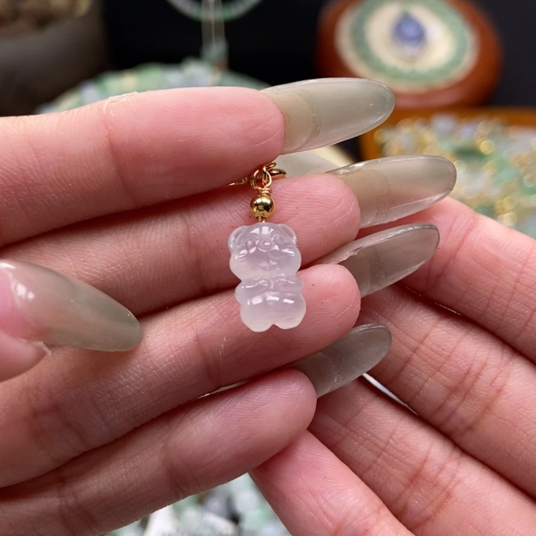 未镶嵌挂件翡翠吊坠