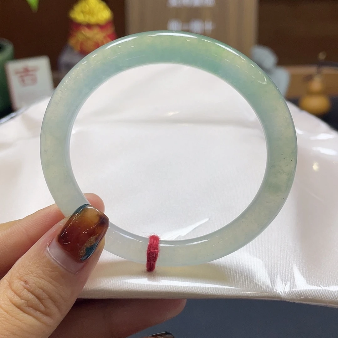 翡翠未镶嵌手镯37 号链接