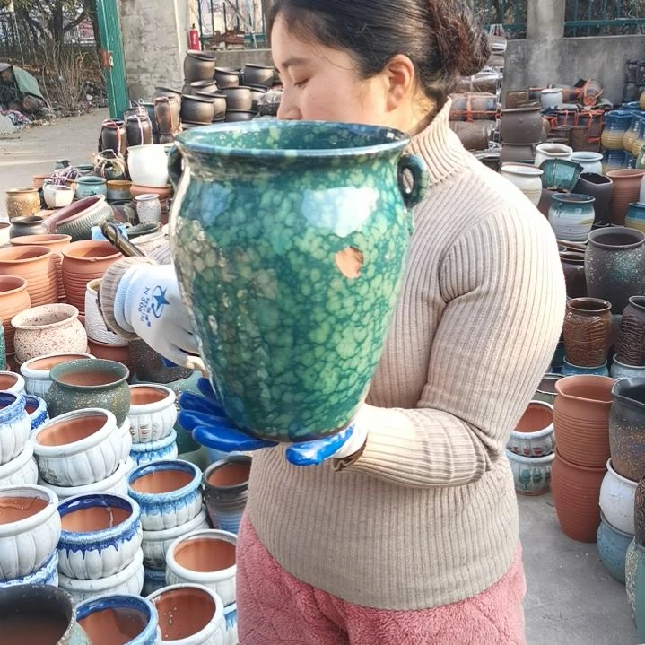 红陶口20高27瑕疵