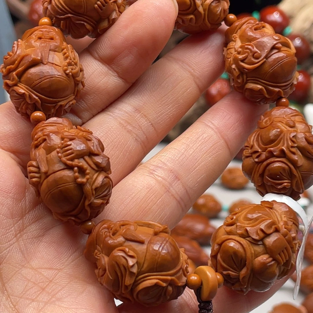橄榄核手串/手链八大财神2.2