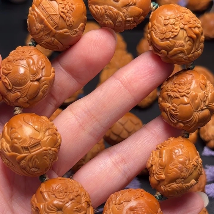 凌***点手串/手链橄榄核手串