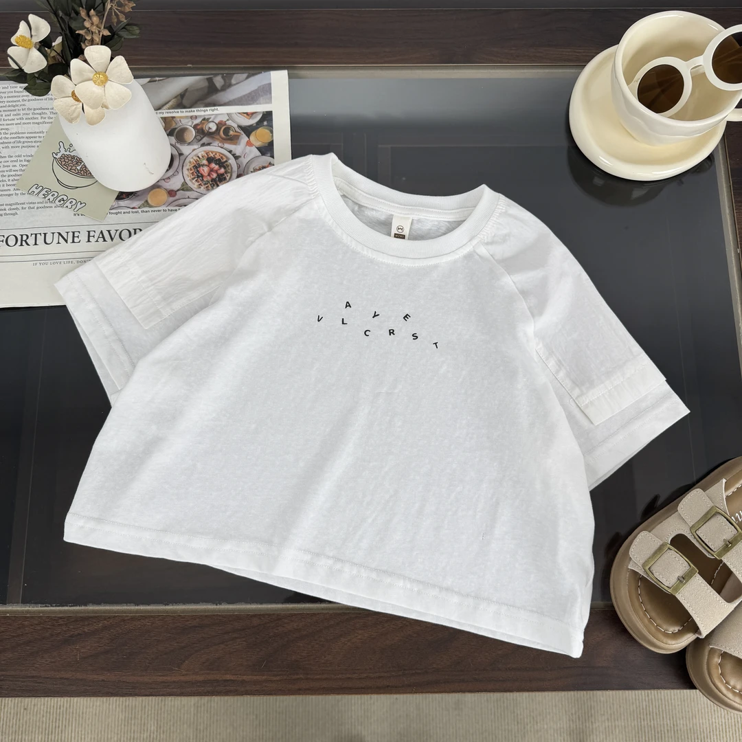 男童短袖T恤2025新款时尚印花短袖T恤BMX25900