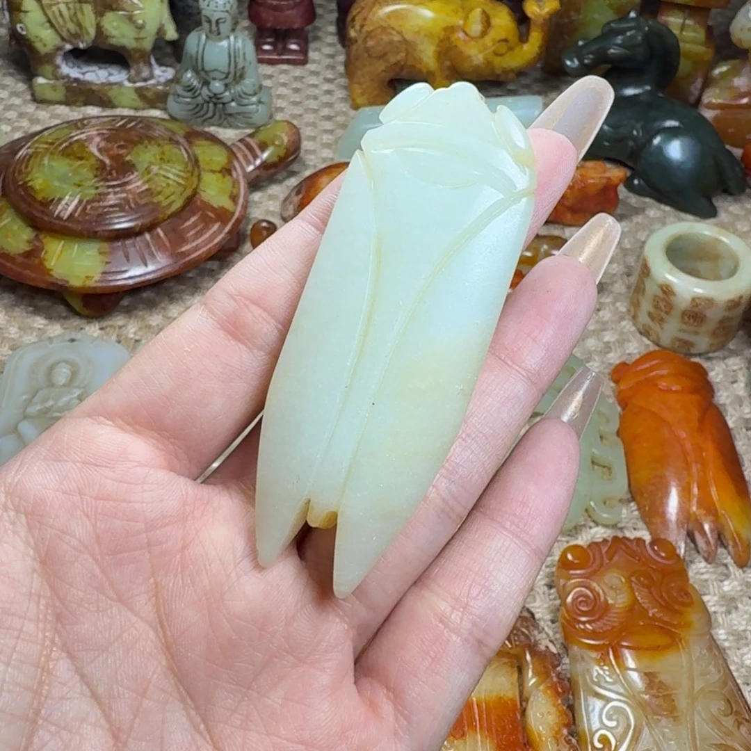 吊坠白玉菩提挂件