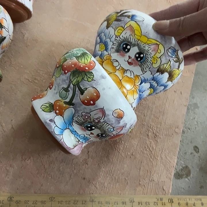 山***间景德镇手绘花盆性价比超高