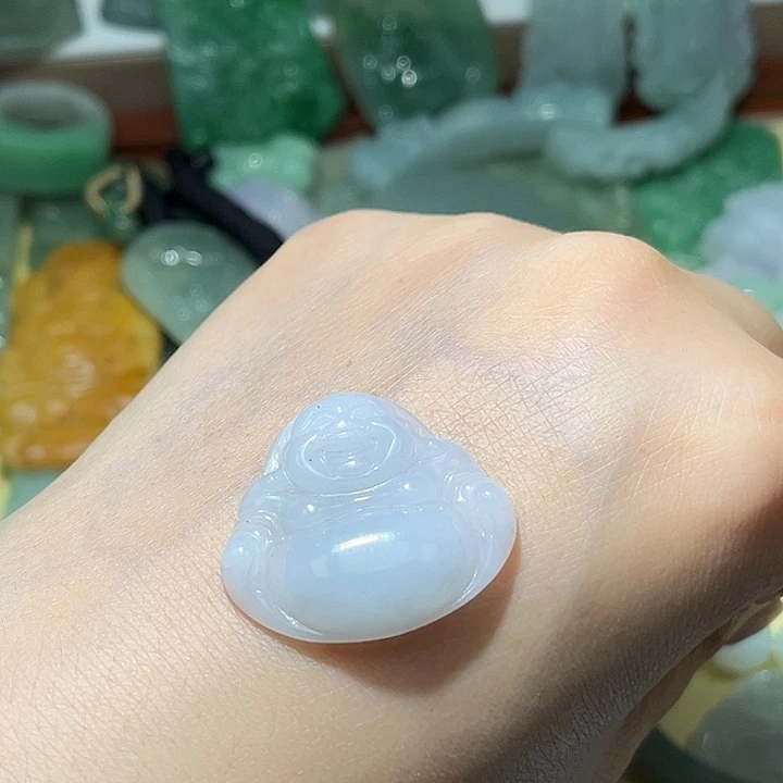 颈饰未镶嵌翡翠天然翡翠