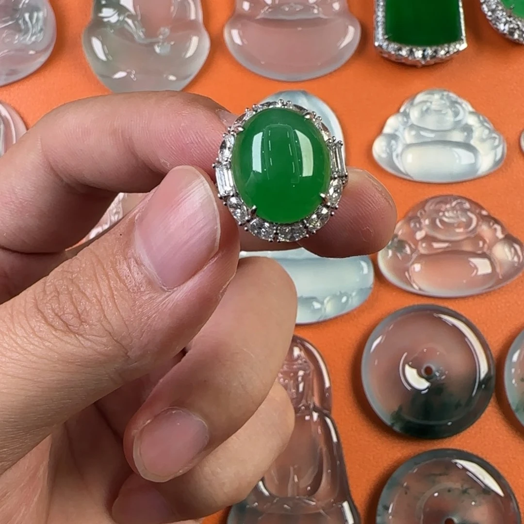 定制翡翠未镶嵌天然