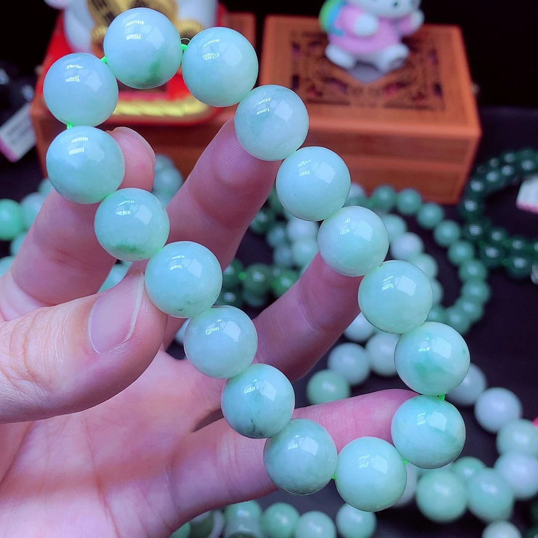 翡翠未镶嵌毛衣链