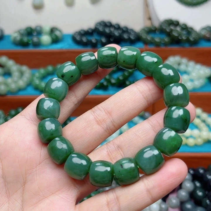 和田玉未镶嵌手链卡13