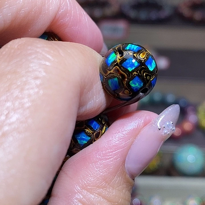 大漆珠1.2黑金千层大欧