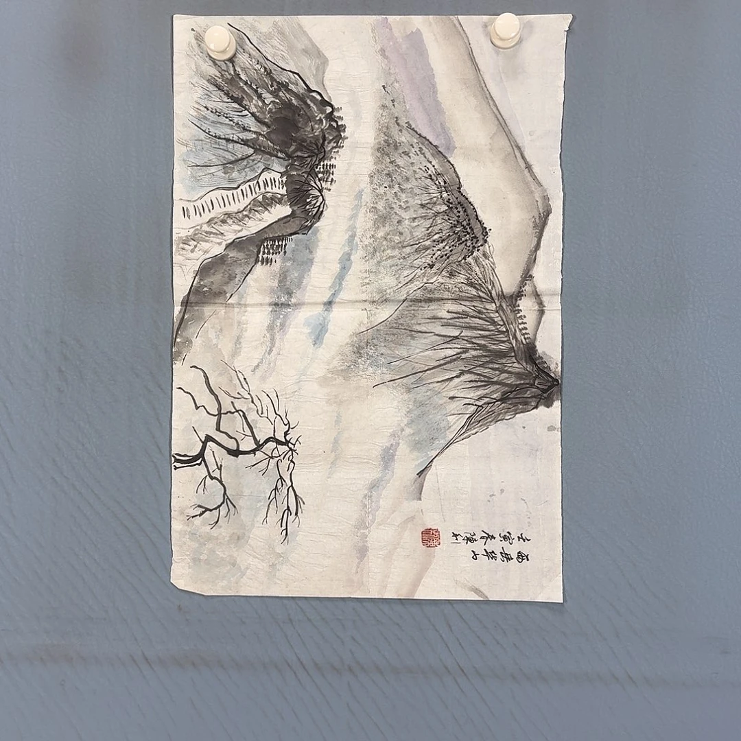 国画1404 牡丹一如