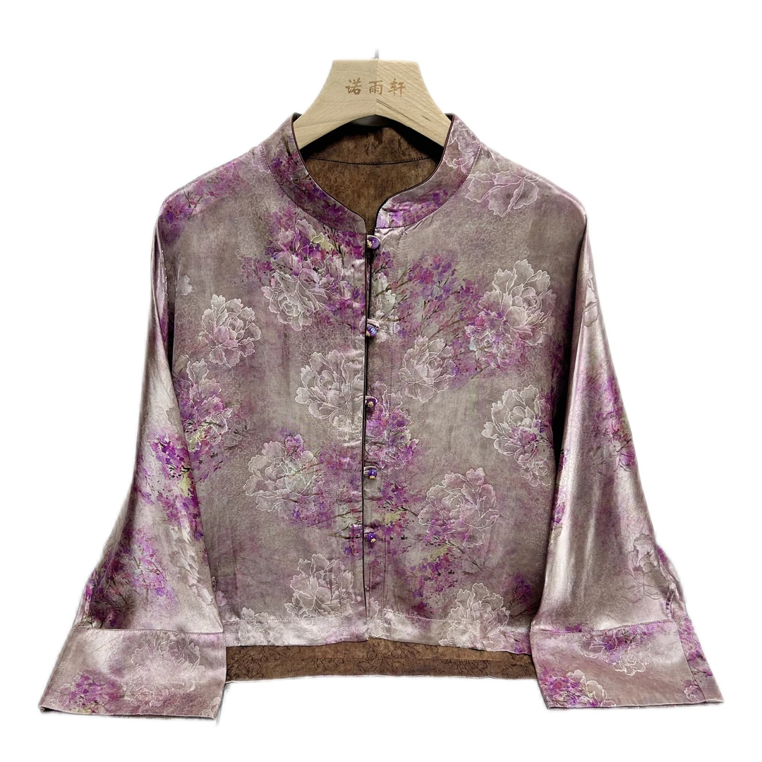 【紫花牡丹】新中式国风新款上衣外套