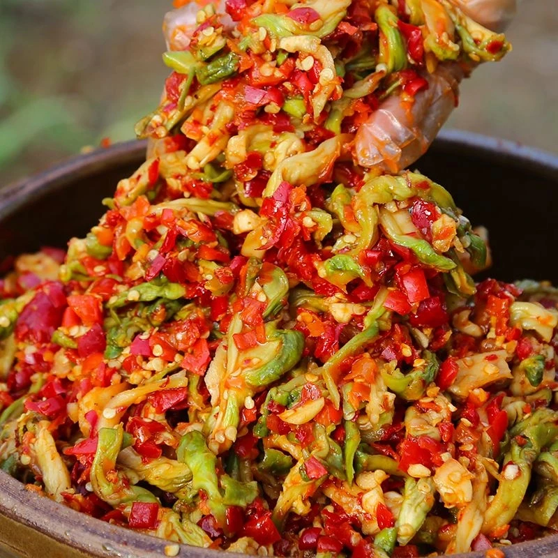 四川麻辣儿菜下饭菜拌饭酱菜开袋即食麻辣脆爽开胃下饭宜宾土特产