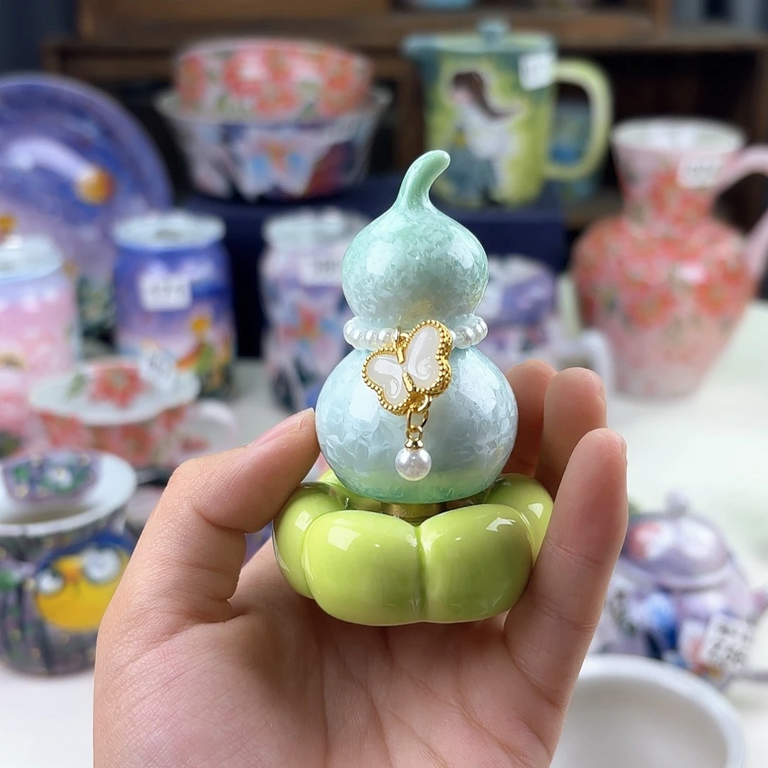 A***乔景德镇手绘高温釉下彩陶瓷茶具