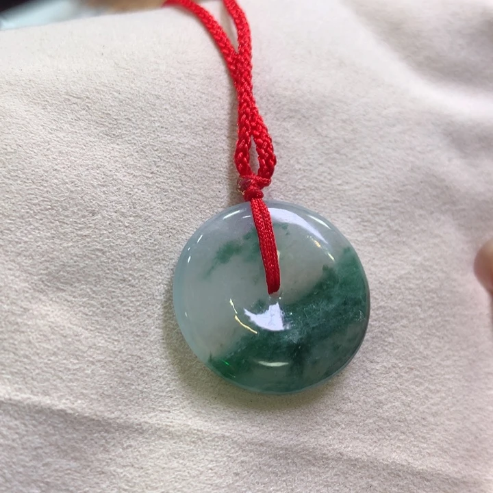 颈饰未镶嵌翡翠天然缅甸翡翠