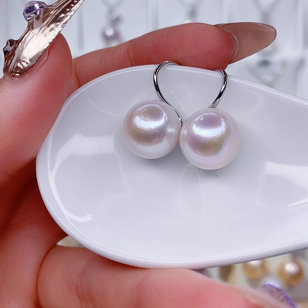 淡水珍珠耳饰未镶嵌12➕