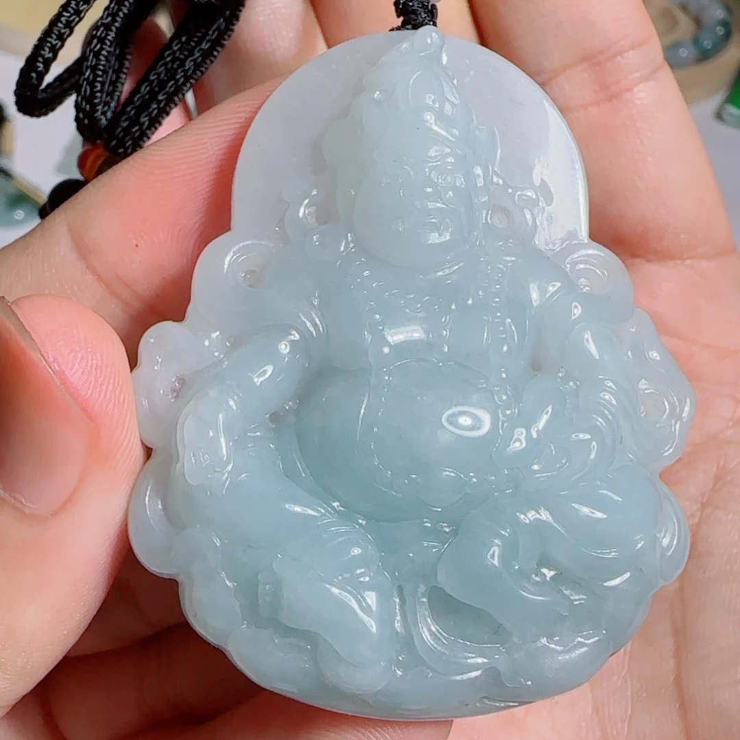 翡翠未镶嵌吊坠(不含链)财爷