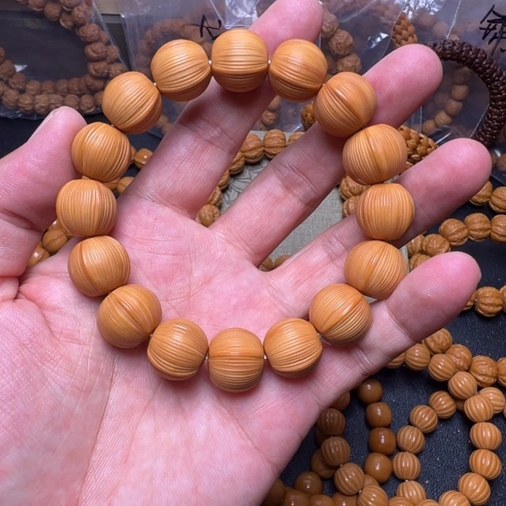 猴头核桃手串大鲨鱼拉丝15