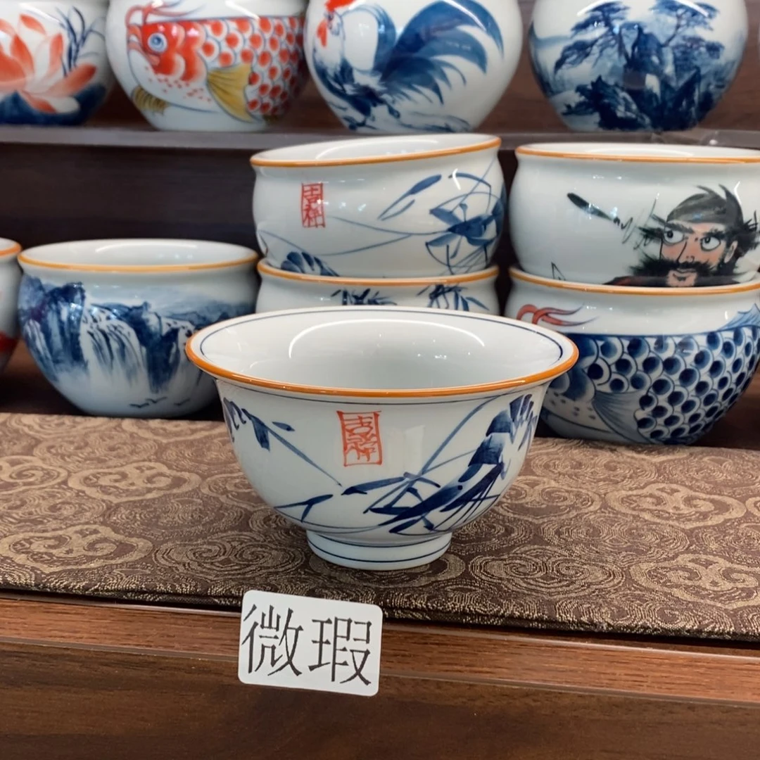 釉下彩手工绘制手工绘制