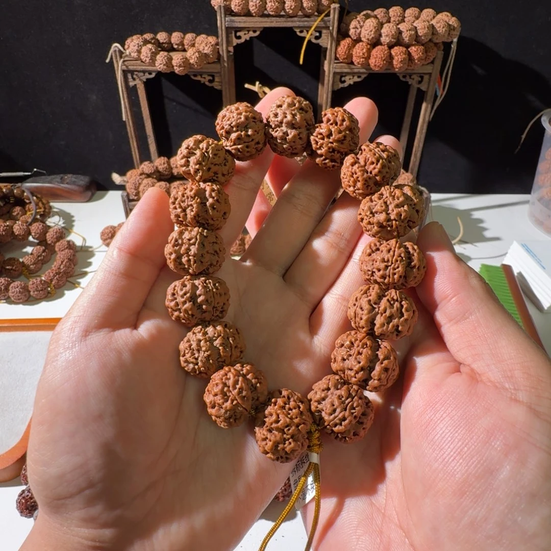 手串金刚菩提22尺寸深沟梅花