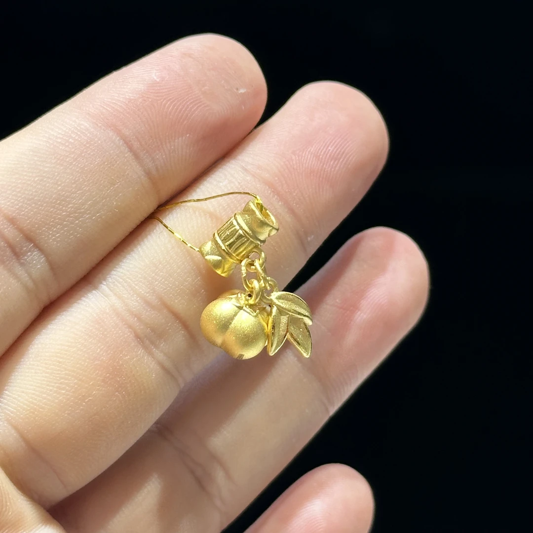 足金999 事业有成通孔 1.490