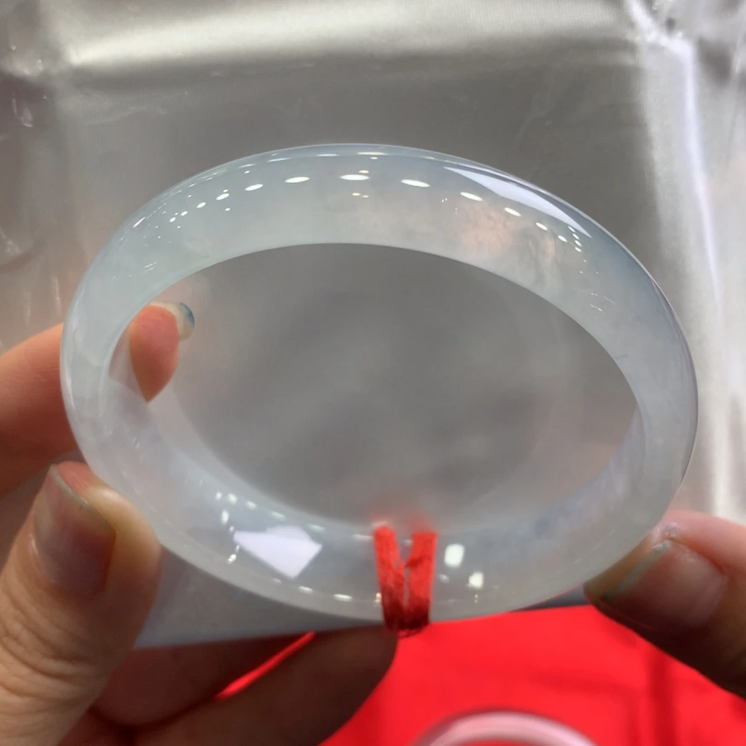 翡翠未镶嵌手镯58.3正圈