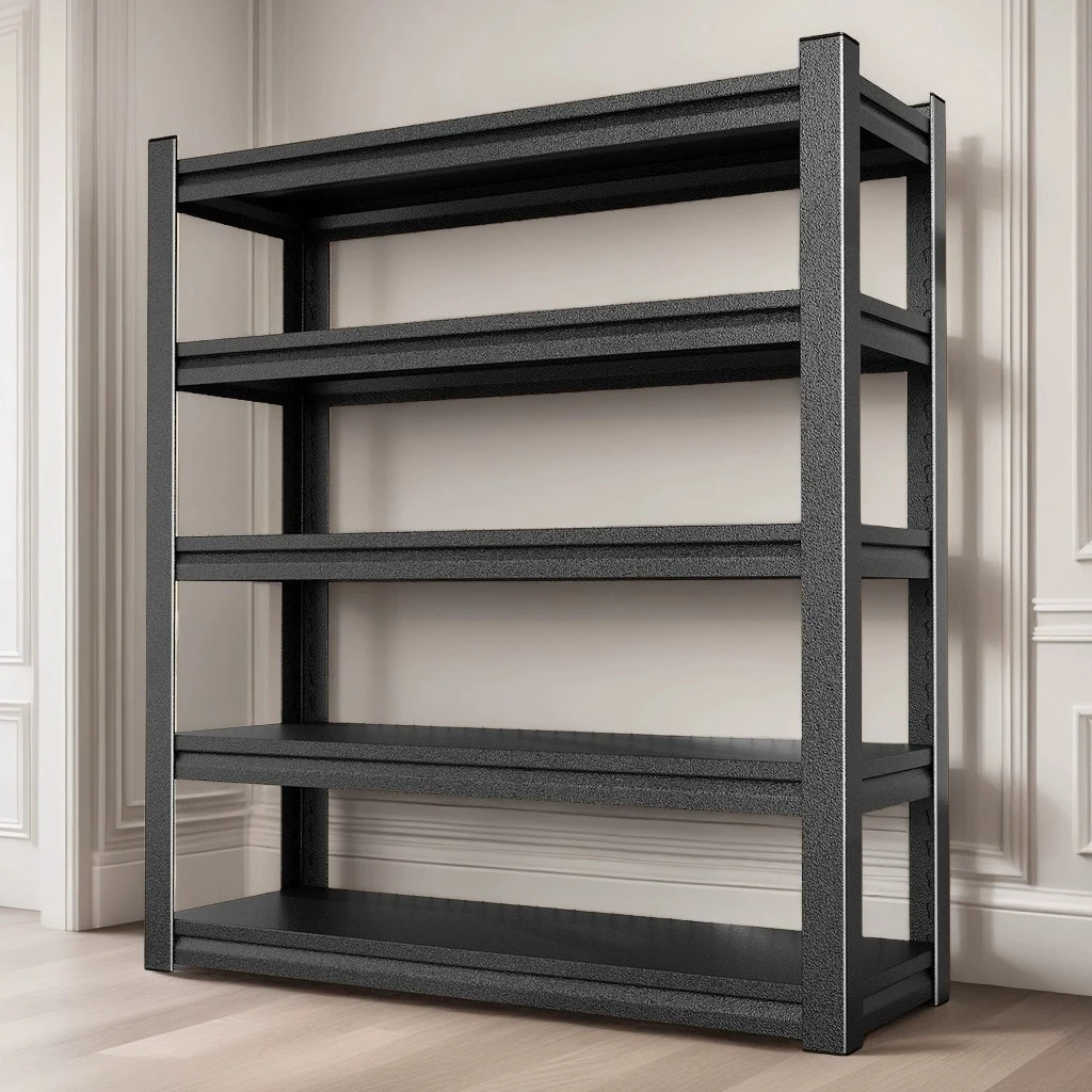 家用置物架落地多层钢制货架阳台仓库储物架多功能厨房收纳架碳钢