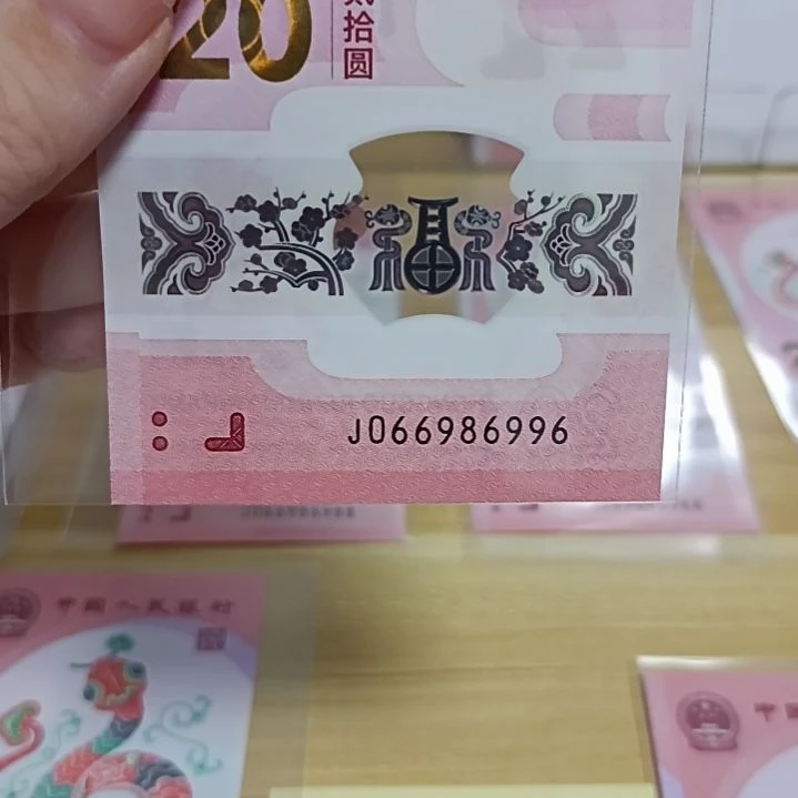 塑料蛇钞号码如图所示066986996大三元