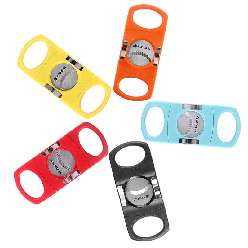 KEENSUN 茄神 ABS塑料便携加厚锯齿 大切口雪茄剪