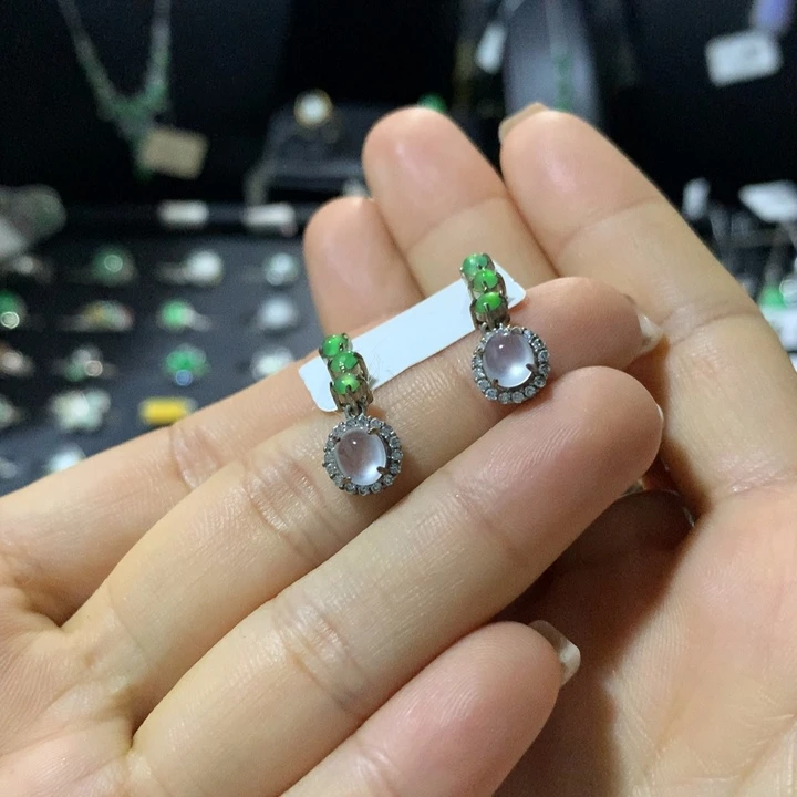 翡翠银S925镶嵌戒指