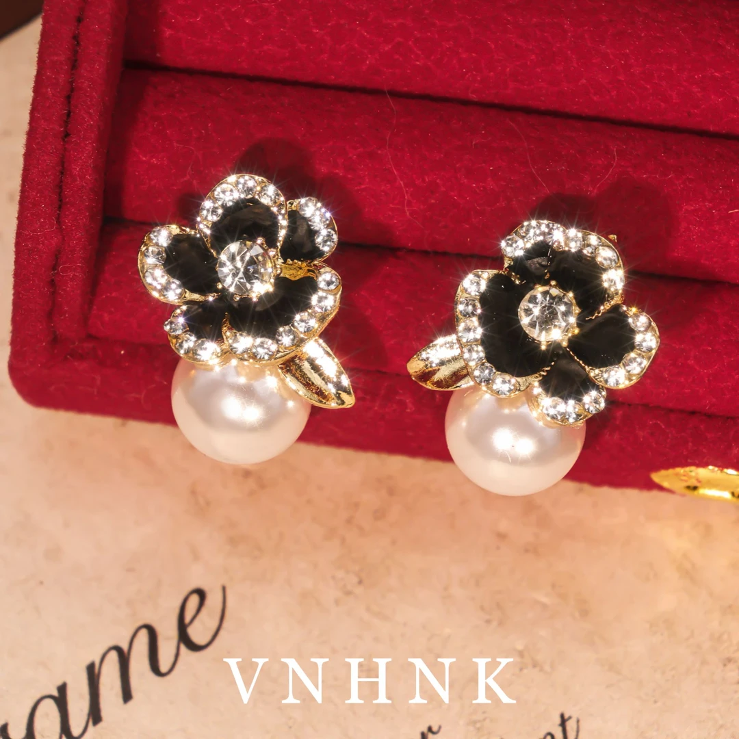 铜合金仿珍珠耳饰 美可儿   F118  金色（10mm）气质耳环