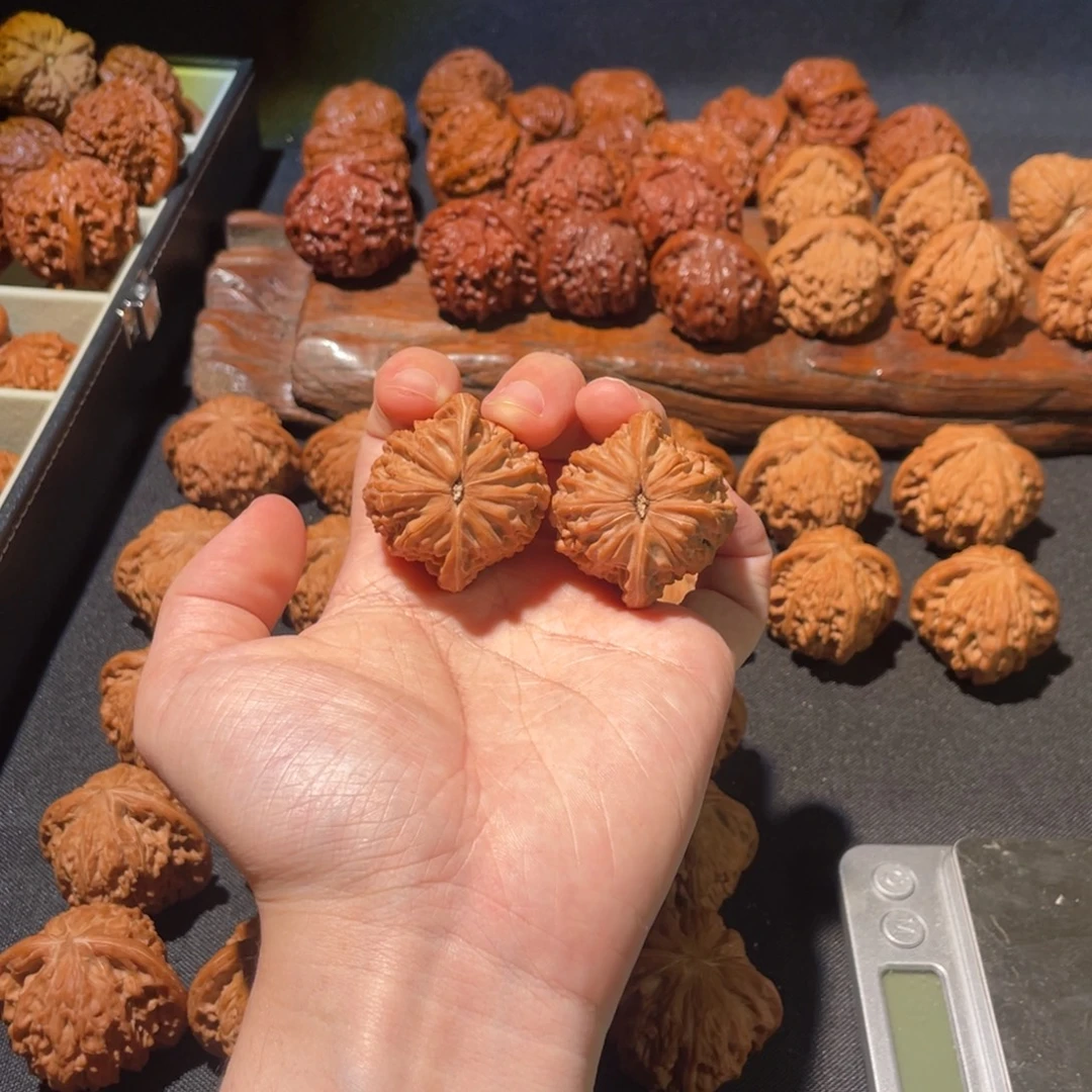 落***水吊坠文玩核桃磨盘