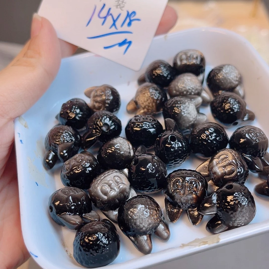 未镶嵌黑曜岩珠宝奇石216 。