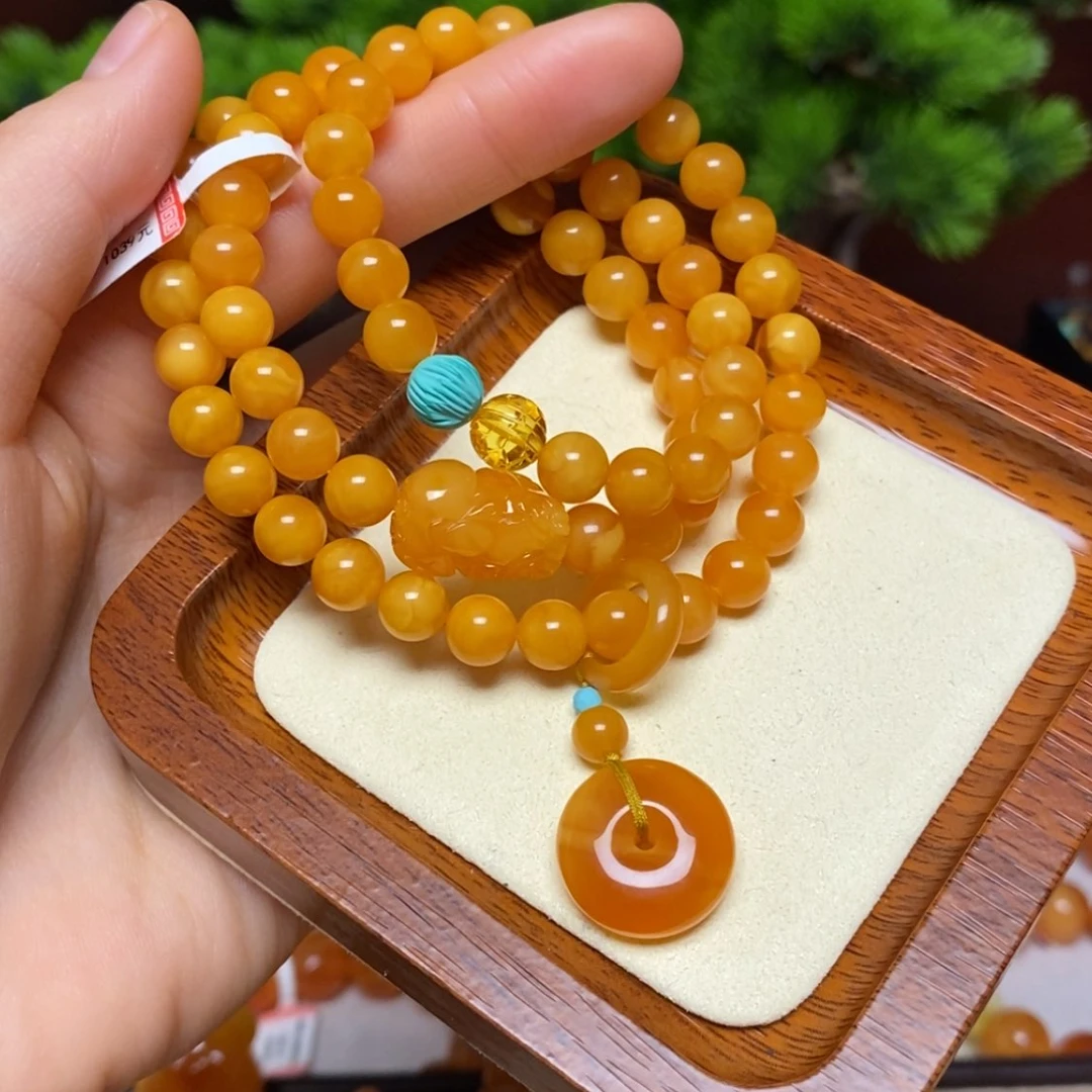 【闪购商品】手链蜜蜡未镶嵌手串