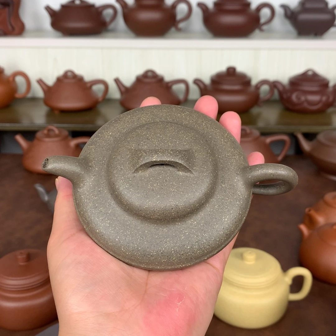 茶壶紫砂青段线圆容量100