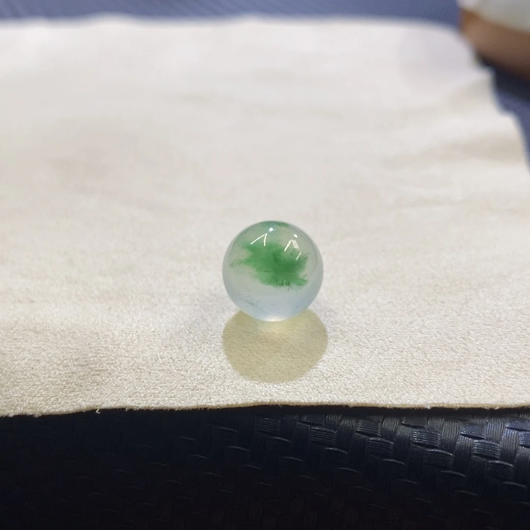 翡翠未镶嵌挂件卡11.8mm