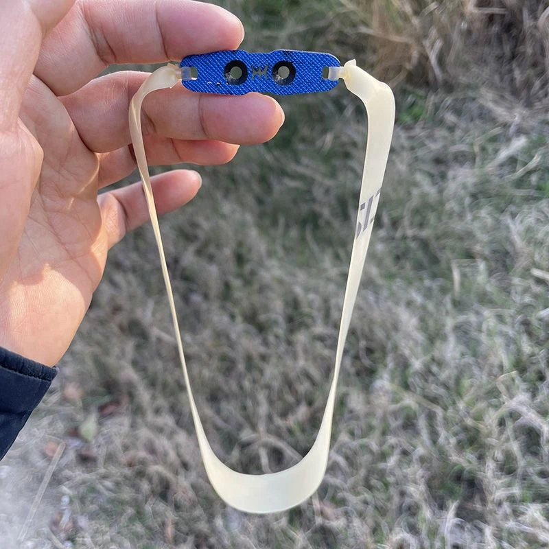 正品四代无架普雷青白皮筋弹弓皮筋精准耐用弹力手指弹工皮筋