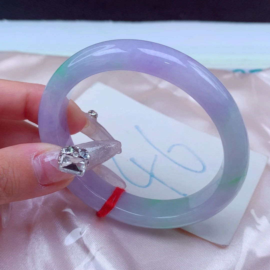 翡翠手镯未镶嵌天然缅甸翡翠A货手镯 贵妃