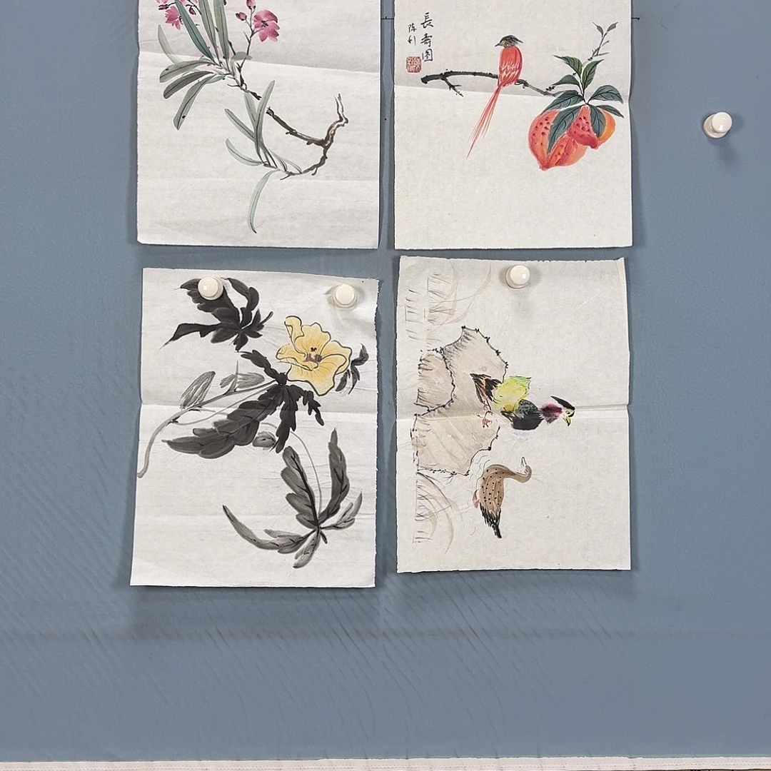 国画370 牡丹一如您的脸颊美丽的