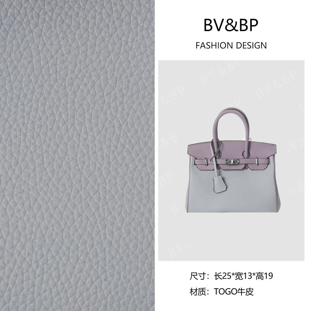 BV&BP· 原创设计 真皮高定手提单肩包 BV5025-木偶灰梦幻紫