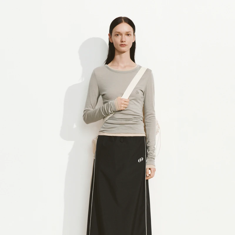 【E+轻生活系列】edition高能感两件套绵羊毛针织衫#EBC3TOP026