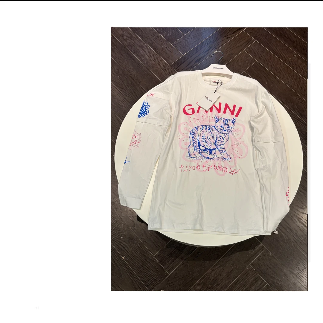 【yanyan外贸】北欧假两件圆领长袖T|F05068