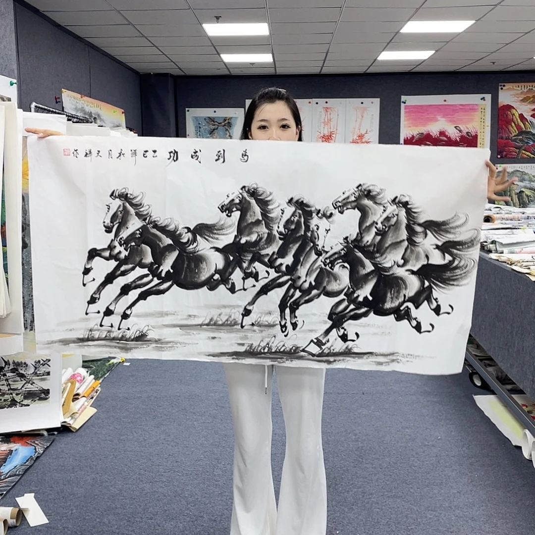国画作品小姐姐放漏…