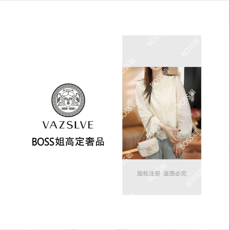 2025春季新款女装花朵蕾丝圆领珍珠扣上衣LK2501458