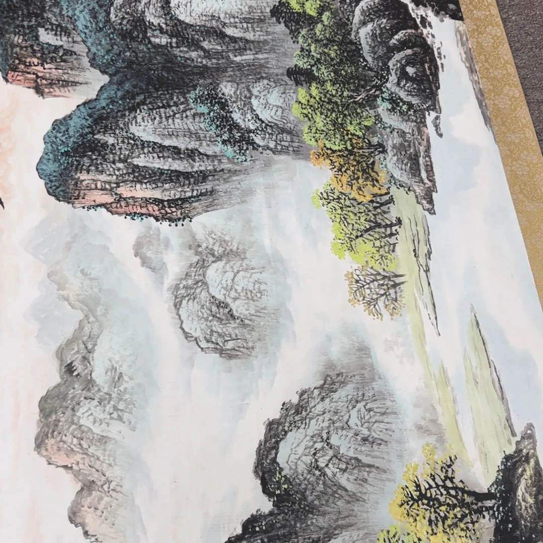 国画QC原创横山水作品！带证书！限购一单